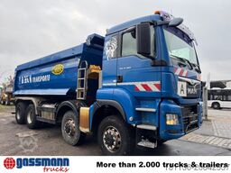 MAN TGS 41.460 8x8 BB, Meiller Stahlmulde ca. 20m³