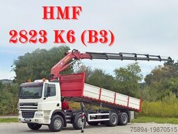 DAF CF 85.380 * HMF 2823 K6 (B3) + FUNK * 8x4 * TOP