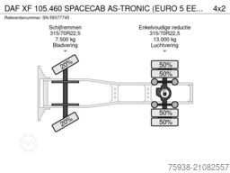 DAF XF 105.460 SPACECAB AS-TRONIC (EURO 5 EEV / AS-...