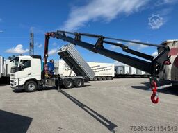 VOLVO FH 500 3-SEITEN KIPPER MIT PALFINGER PK22002EH, RETARDER