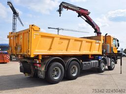 Renault C430 Tipper + Crane HMF