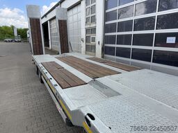 Möslein TA4 Schwebheim  4 Achs Tiefladeranhänger, Neuwertig