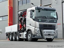 Volvo FH 500 8x4 Pritsche mit Fassi F905R.2.7 + JIB
