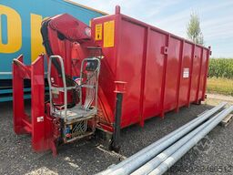  Abrollcontainer mit HMF Kran