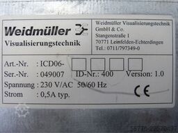 Weidmüller ICD06 - Bedientafel mit 3.5