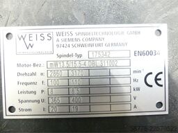 Weiss 175342 Spindel Motor-Bez. mW13,5/15,5-4 DBL.311002 EN60034 -