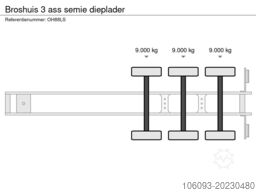 Broshuis 3 ass semie dieplader