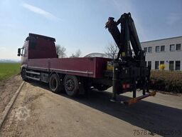 VOLVO FH 460 Globe Baustoffpritsche mit Kran Palfinger