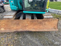 Kobelco SK75SR-3E w/ Rototilt, 2 buckets and grapple. 1850