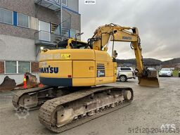 Komatsu PC228USLC-8 excavator w/ 3 buckets and tiltrotator
