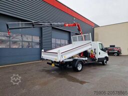 Iveco Daily 35-160 BENNE + GRUE