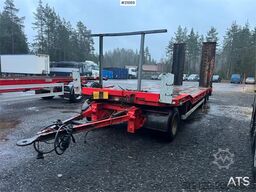 M&V 3 axle machine trailer repair object w/ hydraulic