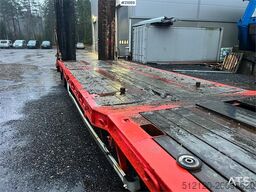 M&V 3 axle machine trailer repair object w/ hydraulic