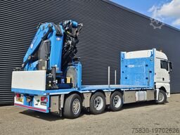 MAN TGX 35.480 8x4-4 / HMF 85 t/m + JIB / WINCH