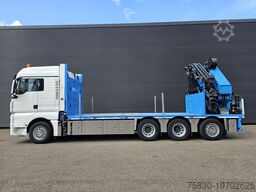 MAN TGX 35.480 8x4-4 / HMF 85 t/m + JIB / WINCH