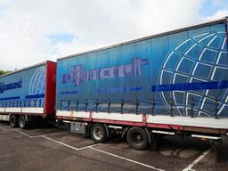 Scania R 400 6x2 curtainside in combo with Burg trailer