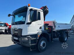 MAN TGM 18.320 4x4 Meiller Trigenius FASSI F135