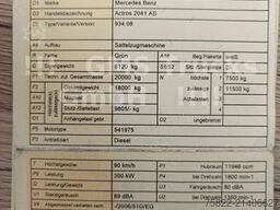 MERCEDES-BENZ Actros 2041 / 4X4 ALLRAD / Full Steel / NUR130km