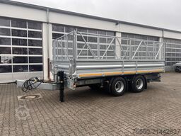 Möslein TTD 19 AB  19 t Tandemkipper Tieflader, BreitbereifungGitteraufsatz