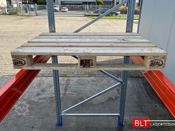 ca. 14 lfm. Palettenregale H: 350cm Fachlast: 3000 kg , 45 Palettenplätze