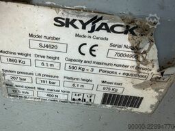 Skyjack SJ 4620 8.1m Schaarhoogwerker / scissor lift