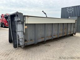 Vossebelt container  + BOVEN KLEPPEN + 20 m3