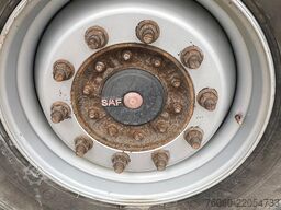 SCHMITZ S01 (BELGIAN TRAILER / SAF AXLES / REMORQUE BEL...