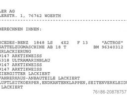 MERCEDES-BENZ Actros 1848 LS BIG Space VOLLAUSSTATTUNG