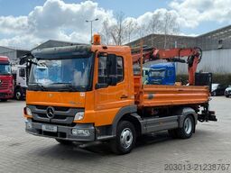 MERCEDES-BENZ ATEGO 818 4x2 Kipper Kran Atlas 65.2-A3 *Funkst.