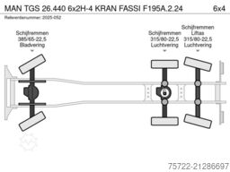 MAN TGS 26.440 6x2H-4 KRAN FASSI F195A.2.24