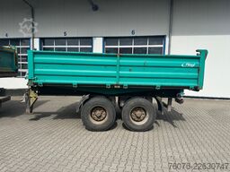 FLIEGL 18t Tandem Stahl 3-Seiten Kipper
