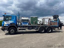 Scania P410  6x4 HIAB  X-HIDOU 188 E-5, RETARDER, WHEE...