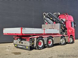 Scania R650 V8 8x4 / HMF 9520 + JIB + WINCH / 140.000 ...