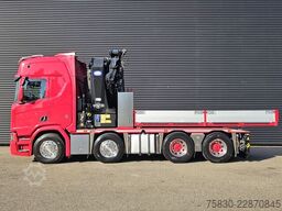 Scania R650 V8 8x4 / HMF 9520 + JIB + WINCH / 140.000 ...