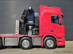 Scania R650 V8 8x4 / HMF 9520 + JIB + WINCH / 140.000 ...