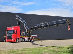 Scania R650 V8 8x4 / HMF 9520 + JIB + WINCH / 140.000 ...