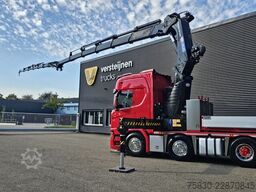 Scania R650 V8 8x4 / HMF 9520 + JIB + WINCH / 140.000 ...