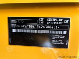 Caterpillar DE550E0 - C15 - 550 kVA Generator - DPX-18027