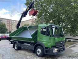 mercedes-benz Atego 1224 Zweiseitenkipper Kran Greifer *Klima*