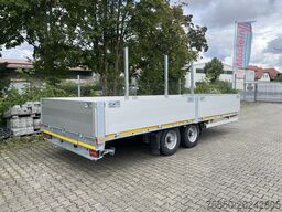 Möslein THT 11- G 6,2  Tandem Pritsche- Tieflader mit Rungentaschen