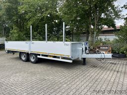 Möslein THT 11- G 6,2  Tandem Pritsche- Tieflader mit Rungentaschen