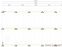 10x20m Lagerbühne , Belastung : 500kg/qm Unterkante: 2,5m ,ca. 200qm Systembühne