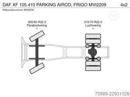 DAF XF 105.410 PARKING AIRCO, FRIGO
