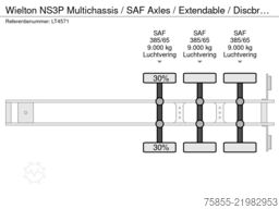 Wielton NS3P Multichassis / SAF Axles / Extendable / D...