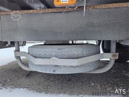 Krukenmeier single-axle flatbed trailer with side