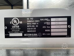 Western Global - 10TCG - 1.000 Liter fuel Tank - DPX-31001