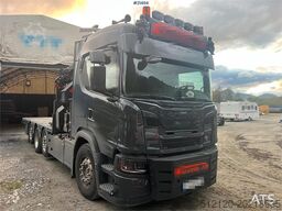 Scania G560 8x2 pusher crane truck w/ onspot, 2023 50t/m