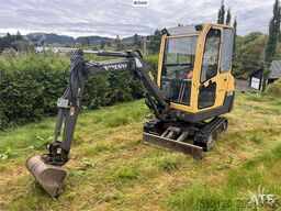 Volvo EC15B xtv excavator w/ trench bucket and hydraulic