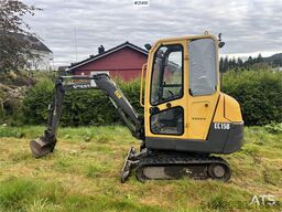 Volvo EC15B xtv excavator w/ trench bucket and hydraulic