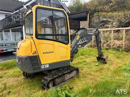 Volvo EC15B xtv excavator w/ trench bucket and hydraulic